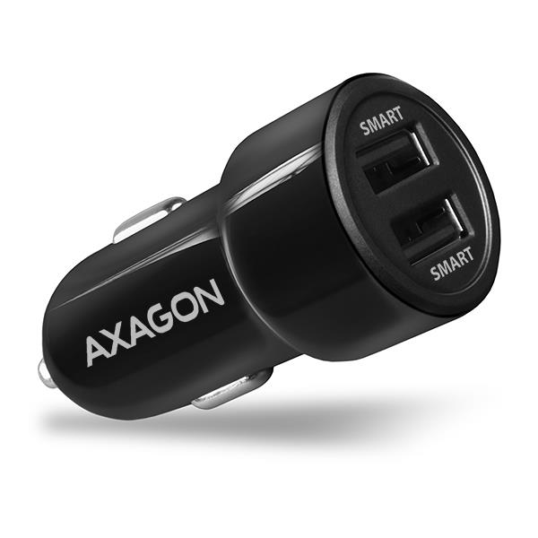 Auton USB-laturi 2 porttia / 24 W PWC-5V5 AXAGON