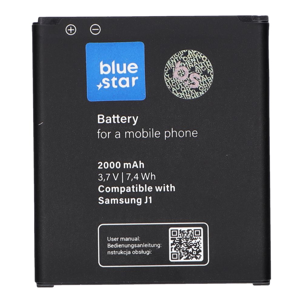 Akku Samsung J1 J100:lle 2000 mAh Blue Star Premium