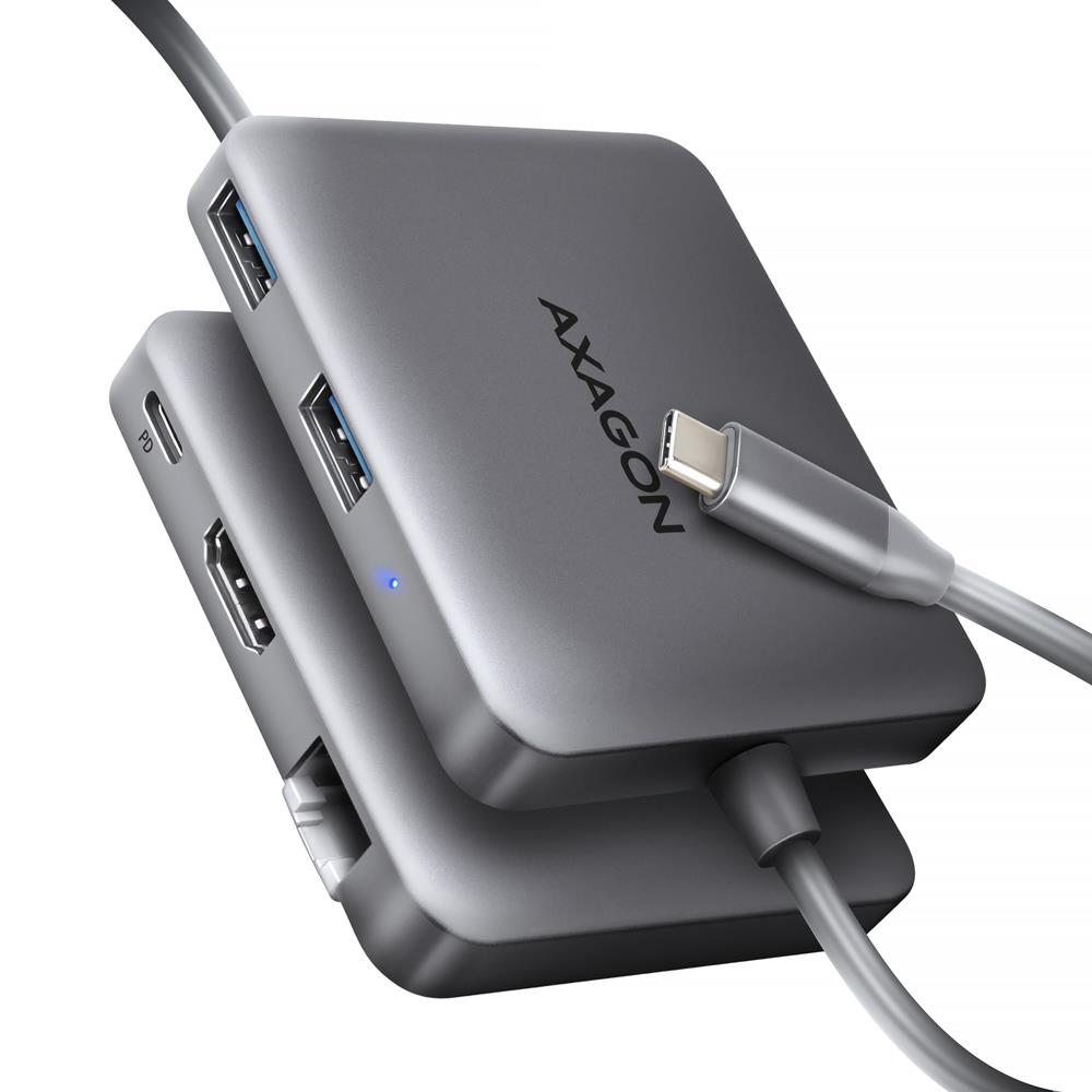 I/O-HUB USB-C 5IN1 5GBPS/0,2M HMC-5HL AXAGON