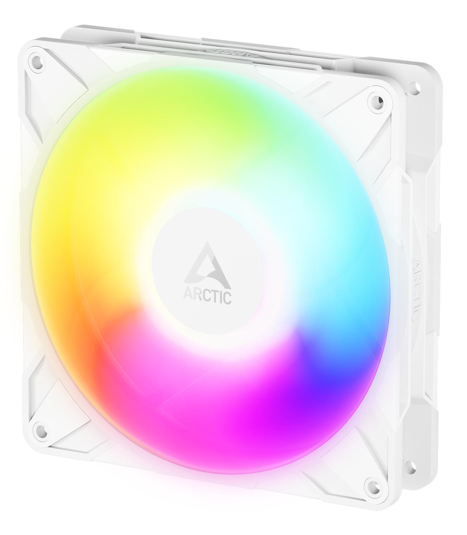 ARCTIC P14 PRO Reverse PWM PST A-RGB suorituskykytuuletin, 4-pin, 140 mm (valkoinen)
