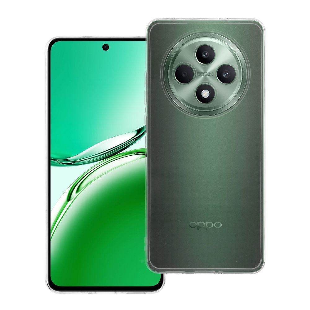 Läpinäkyvä 2 mm Suojakuori Oppo Reno 12F 5G / 12FS / F27:lle (kameransuoja)