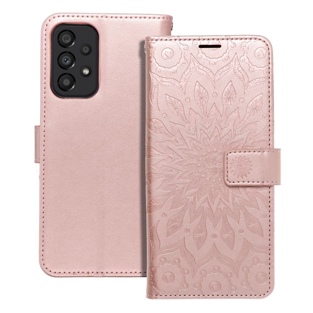 MEZZO Kirjasuojakuori Samsung A33 5G:lle mandala ruusukulta