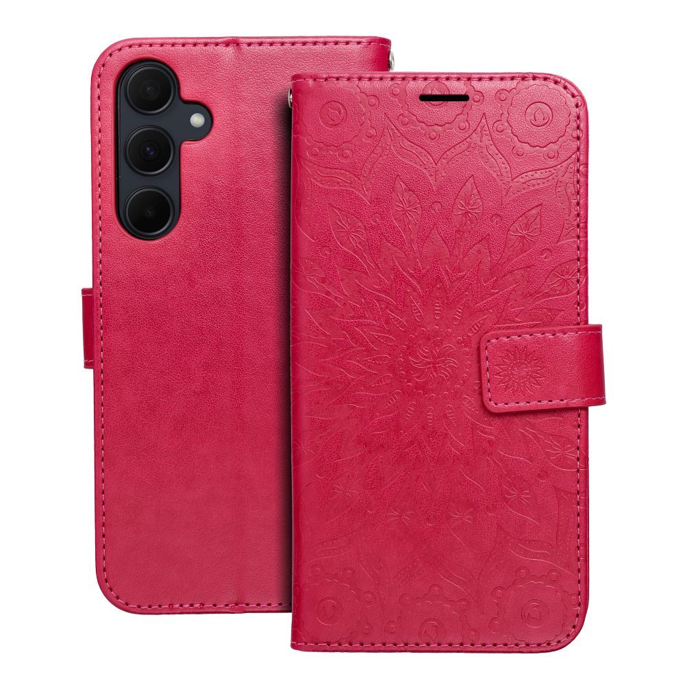 MEZZO Kirjasuojakuori Samsung A35 5G:lle mandala magenta