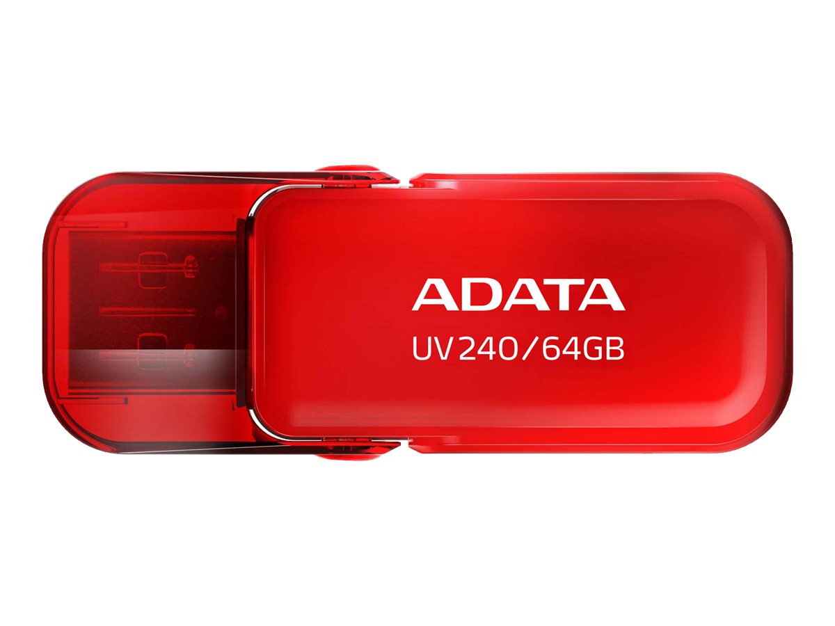 ADATA Flash Drive UV240 64GB USB 2.0 punainen