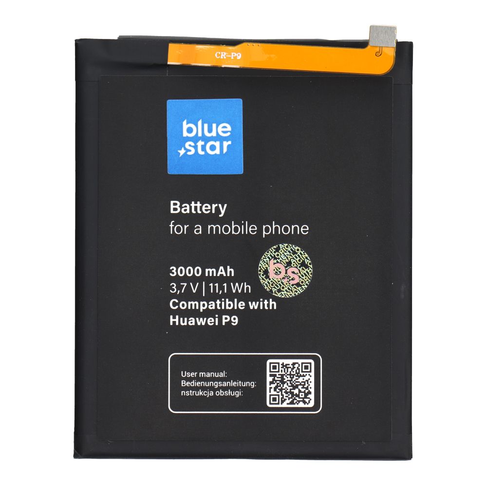 Akku Huawei P9 / P9 Lite / P8 Lite (2017) / P10 Lite / P20 Lite / Honor 9 Lite:lle 3000 mAh Blue Star Premium