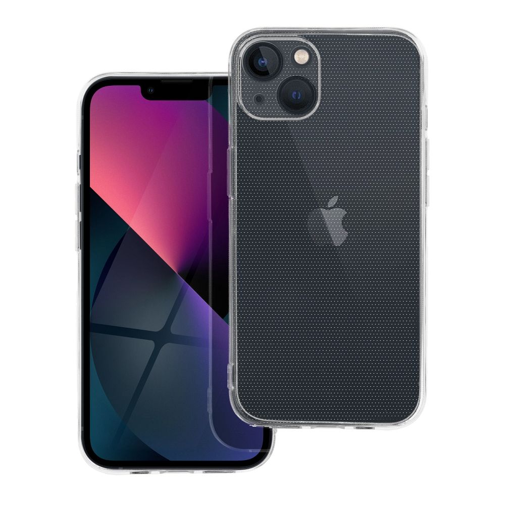 Läpinäkyvä Suojakuori iPhone 13:lle 2 mm (kameransuoja)