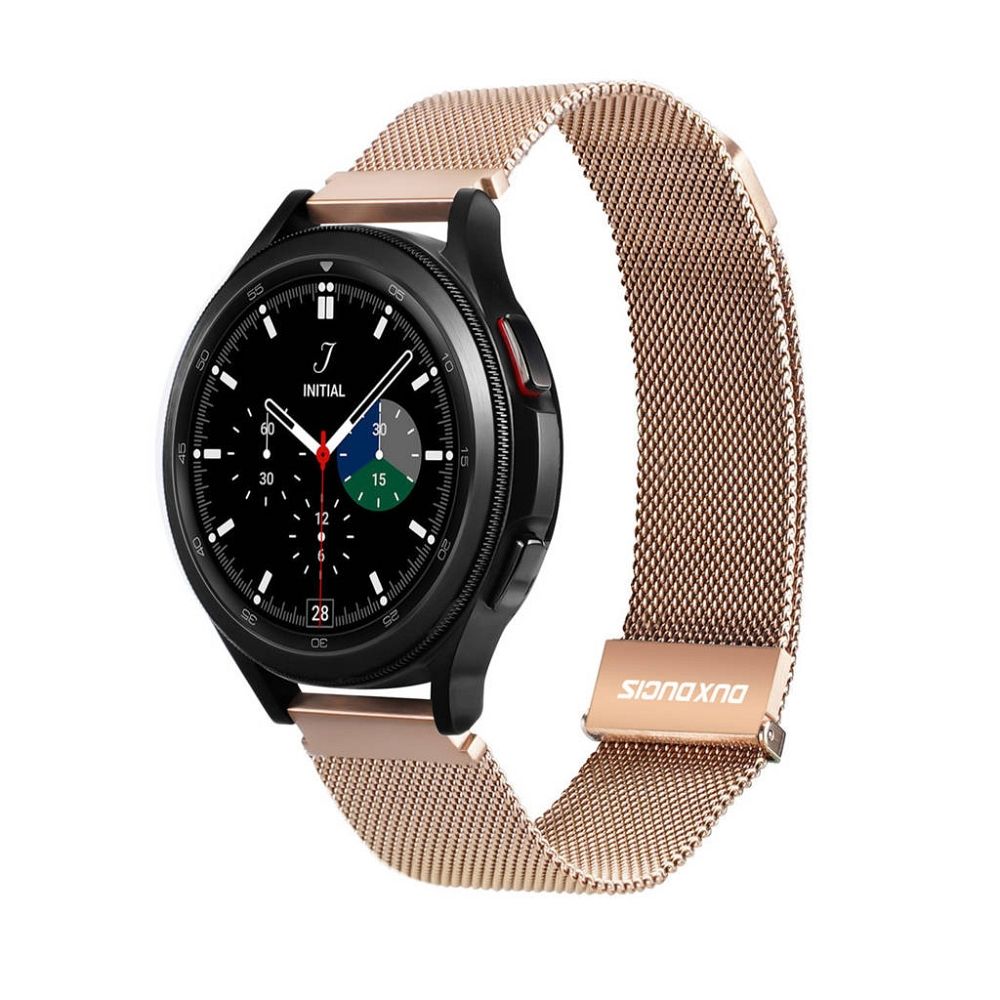 Dux Ducis MILANESE ranneke ruostumaton teräs magneettinen 22 mm kultainen