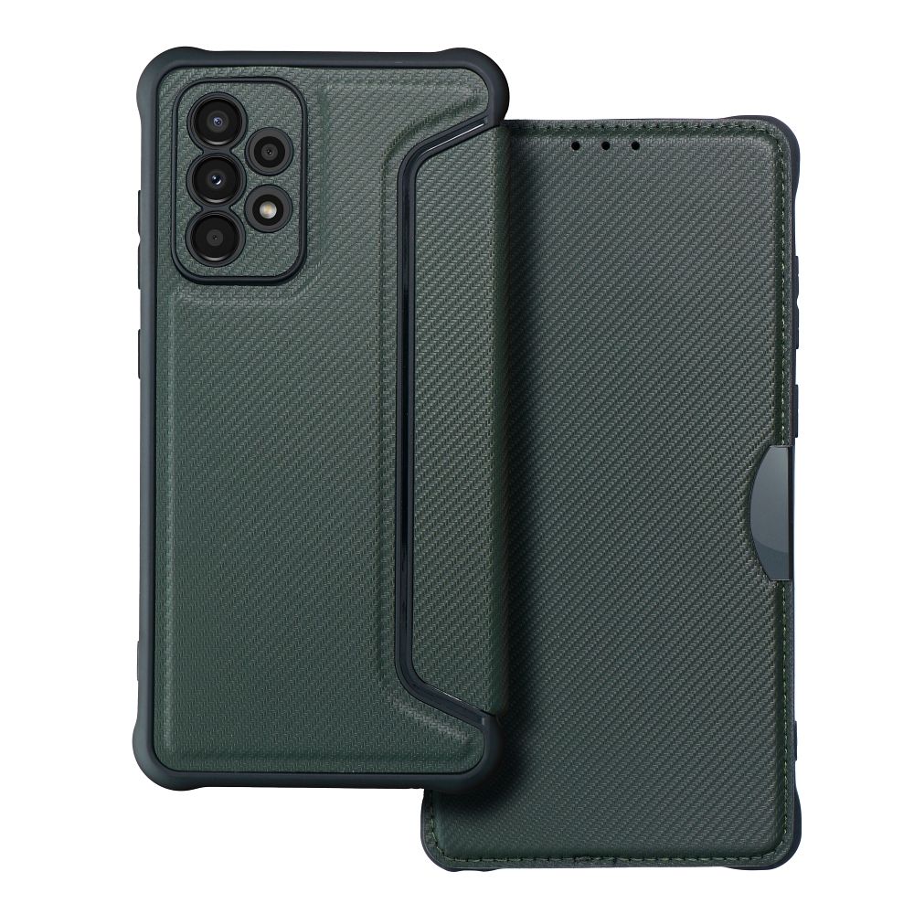 Flip case for Samsung A52 5G / A52 LTE ( 4G ) / A52s 5G Razor Book dark green