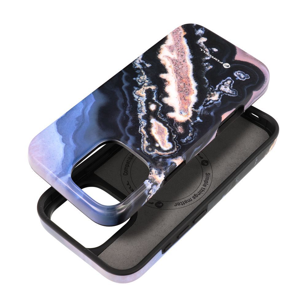 Suojakuori iPhone 16 PRO MAX:lle Forcell F-Protect Mirage yhteensopiva MagSafe Military Drop-Test gold island