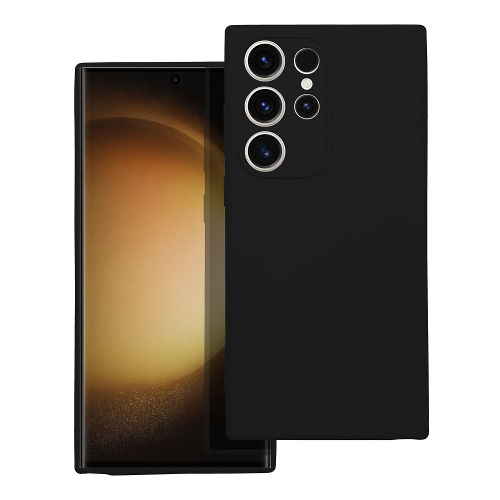 Silikonikuori SAMSUNG S23 Ultra musta