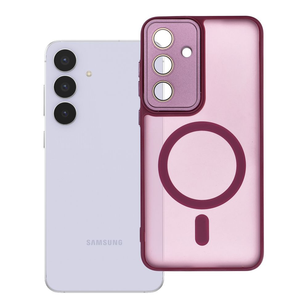 Suojakuori Samsung S25 FE:lle Variete Mag Cover MagSafe-yhteensopiva violetti