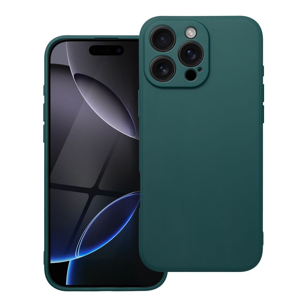 Matta tummanvihreä Suojakuori iPhone 16 PRO MAX:lle