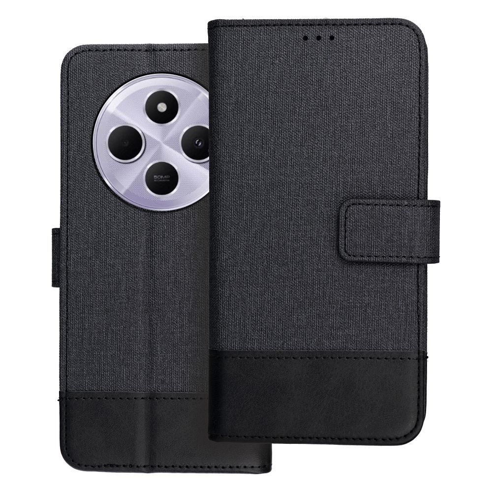 Flip-suojakuori Xiaomi Redmi 14C:lle Gomma Book musta