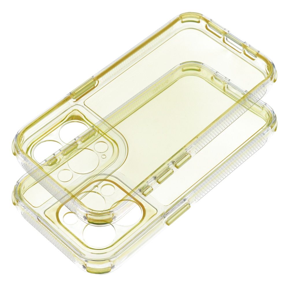 Suojakuori iPhone 16e (SE 4 2025) / 17e:lle Matrix Clear keltainen