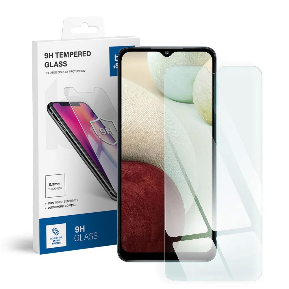 Tempered glass to Samsung Galaxy A12 Blue Star