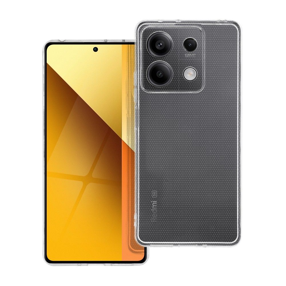 Läpinäkyvä 2 mm Suojakuori Xiaomi Redmi Note 13 5G:lle (kameransuoja)