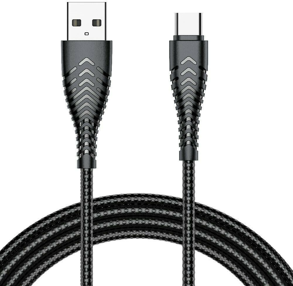 VEGER kaapeli USB A - Type C 2,4A V104 1,2 m musta