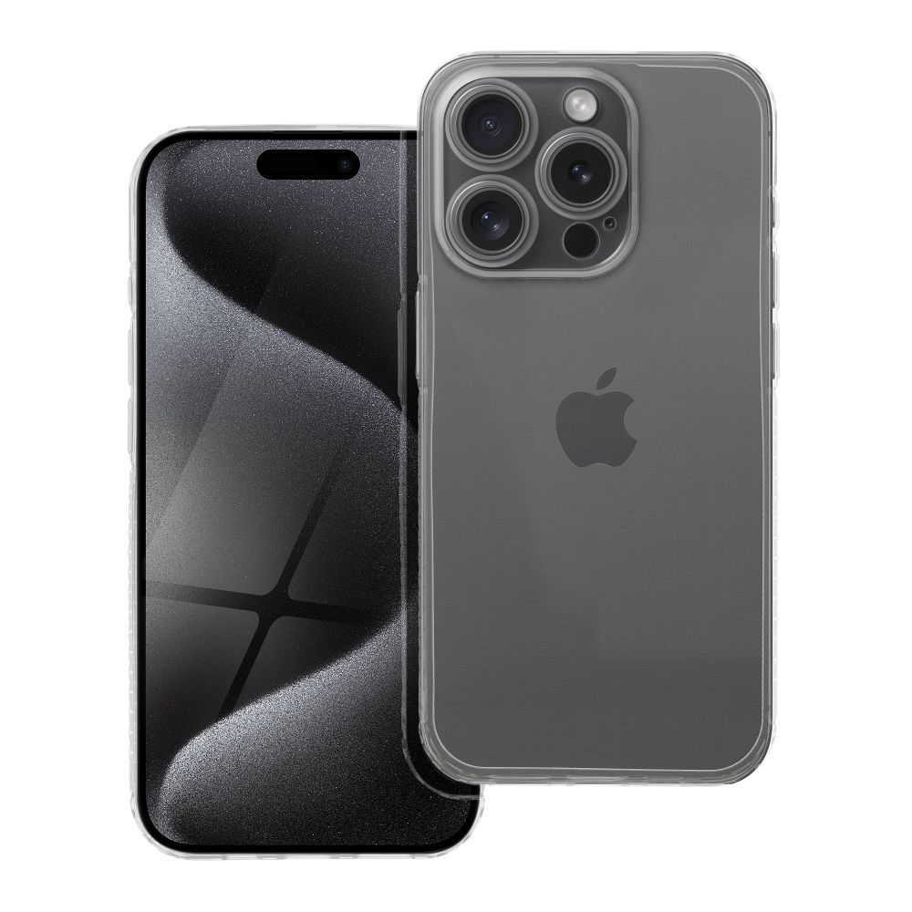 Suojakuori iPhone 15 Plus:lle Clear Case 1,5 mm Grid läpinäkyvä