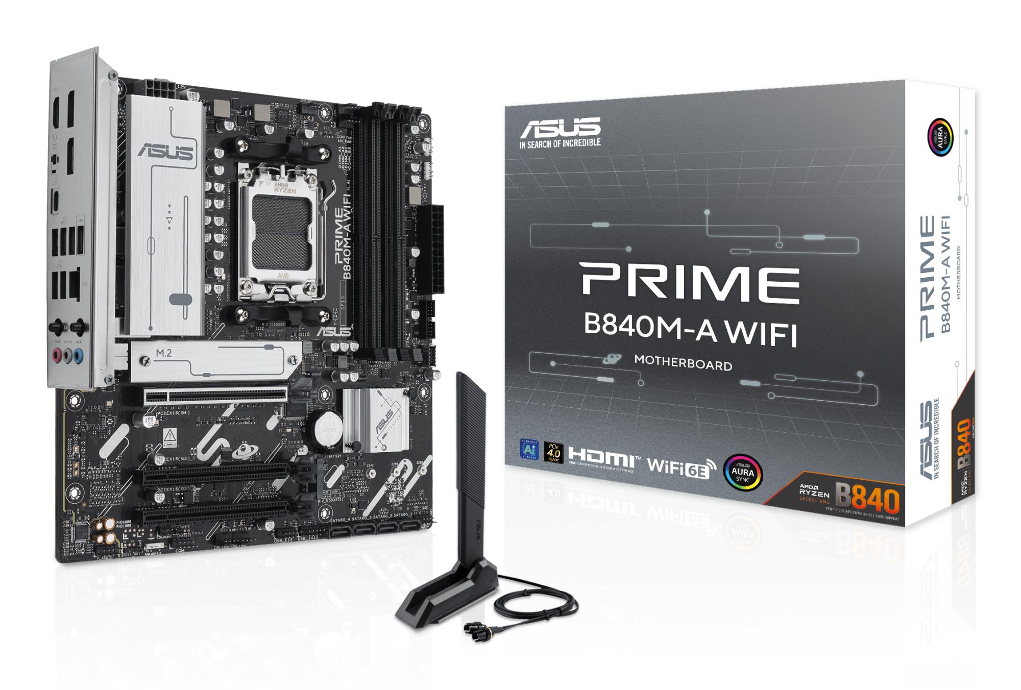 ASUS PRIME B840M-A WIFI AM5 DDR5 MB