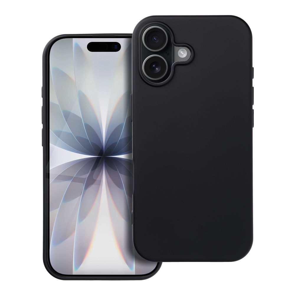 Silikoninen suojakuori iPhone 17:lle musta