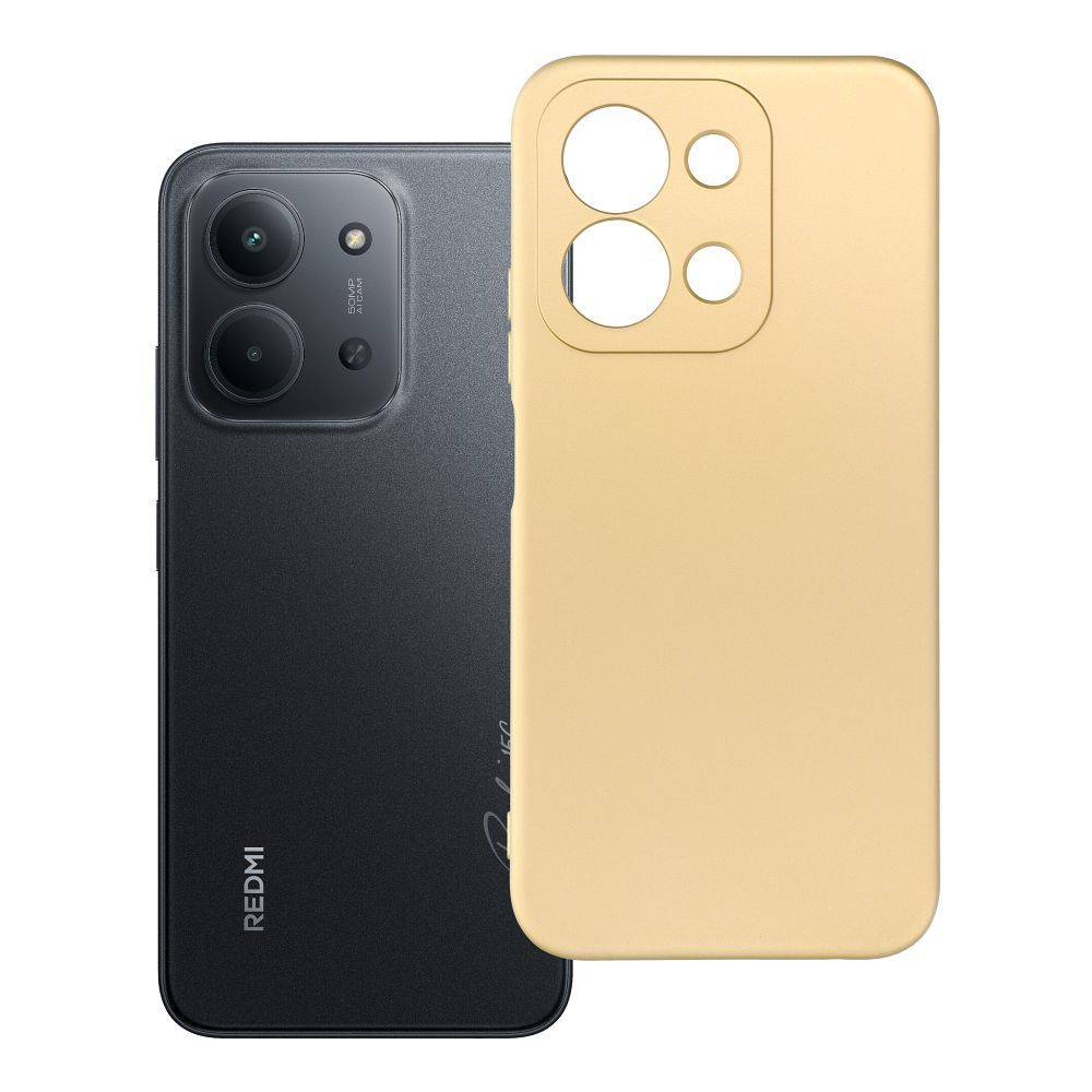 Suojakuori Xiaomi Redmi 15C:lle (173,16 x 81,07 x 8,2) Metallic kultainen