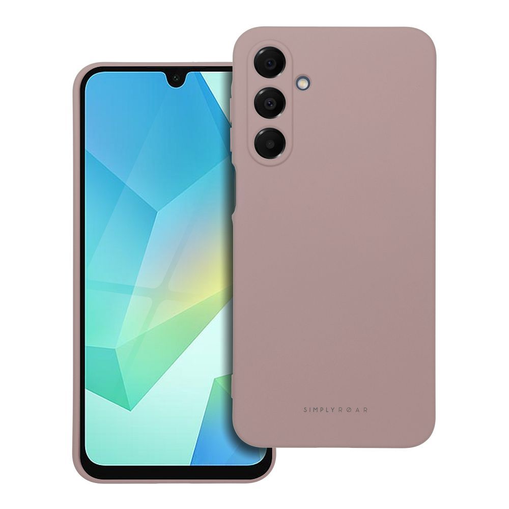 ROAR Space Suojakuori Samsung A16 5G:lle puuteriinen vaaleanpunainen