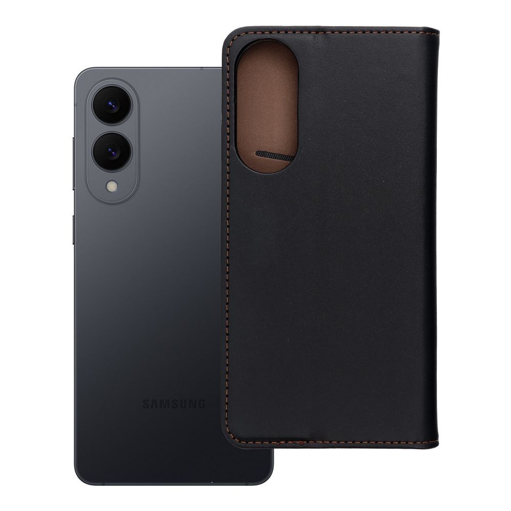 SMART PRO nahkainen kirjakotelo SAMSUNG S25 Edge musta