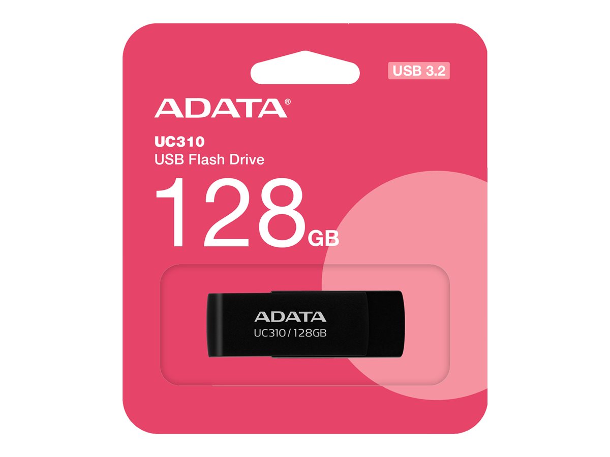 ADATA UC310 128 Gt USB 3.2, musta