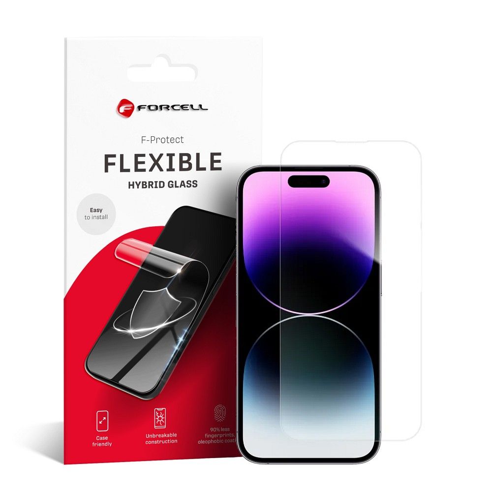 Hybrid-lasi iPhone 14 PRO:lle Forcell Flexible Nano Glass