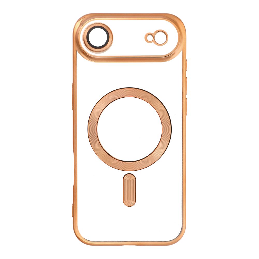 Suojakuori iPhone 17 AIR:lle Electro Mag Cover yhteensopiva MagSafen kanssa kultainen