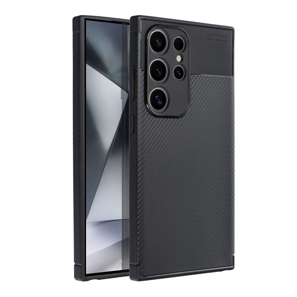 Suojakuori Samsung S24 ULTRA:lle Carbon Premium musta
