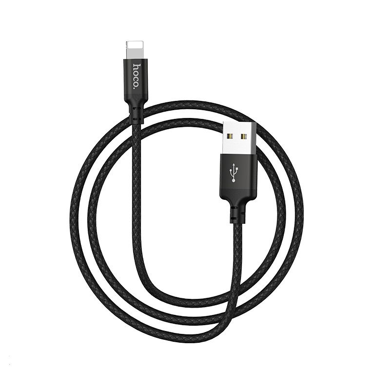 Hoco USB-A - Lightning -kaapeli 1 m X14 - musta