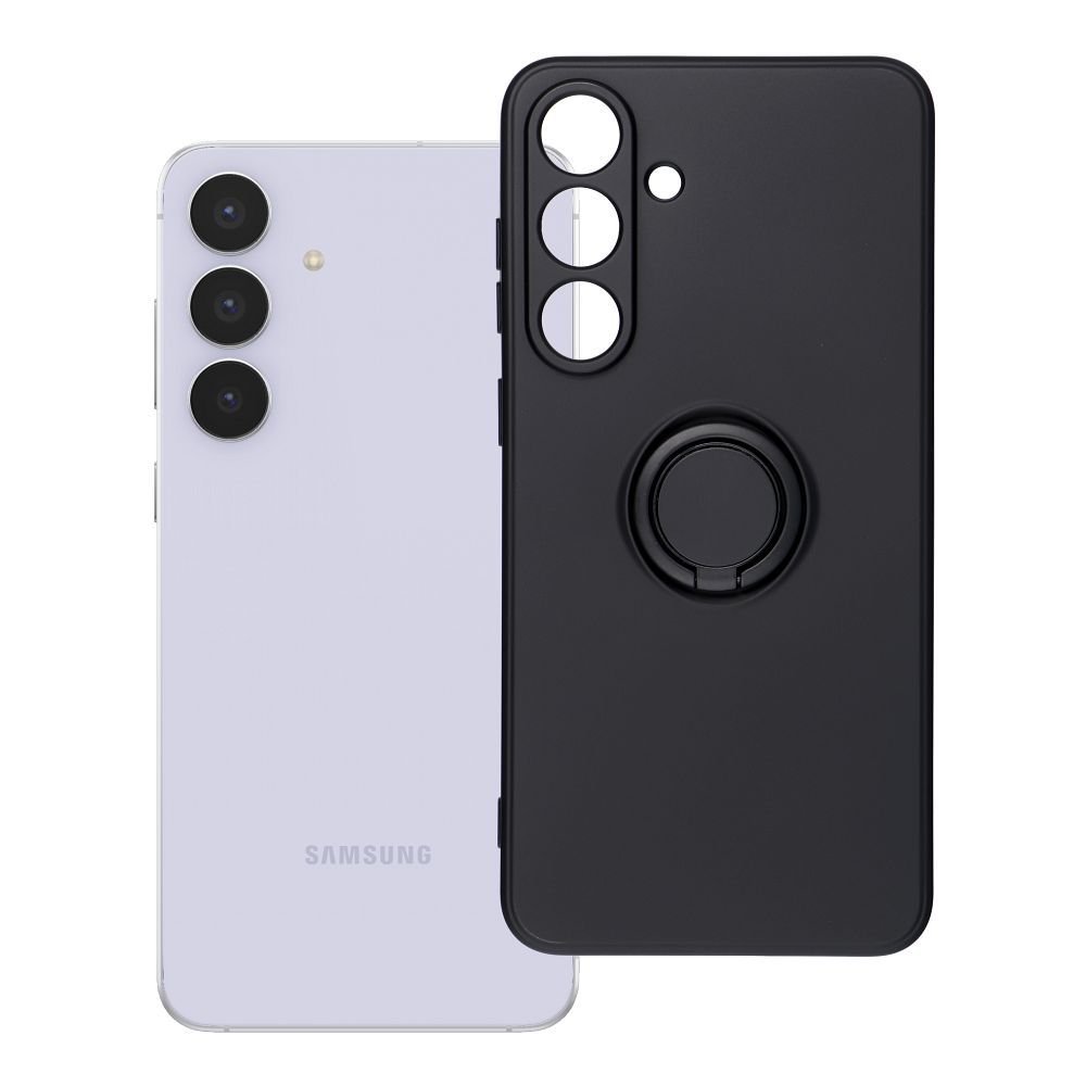 Silikoninen Suojakuori Samsung S25 FE:lle Ring musta