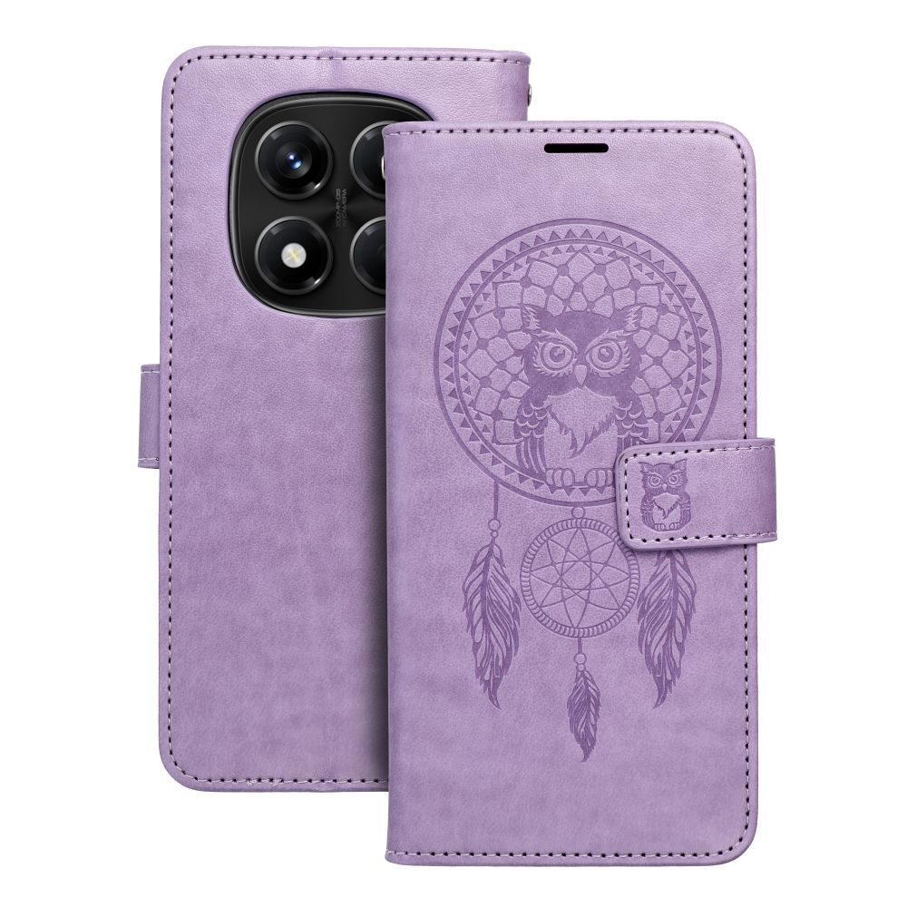 MEZZO kirjakotelo XIAOMI Redmi Note 14 PRO 4G:lle unisuodatin violetti