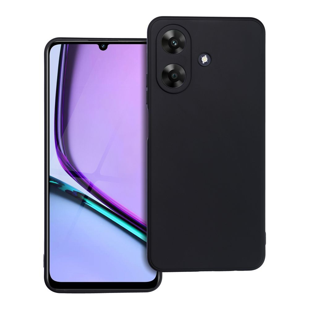 Matta musta Suojakuori Realme NOTE 60:lle