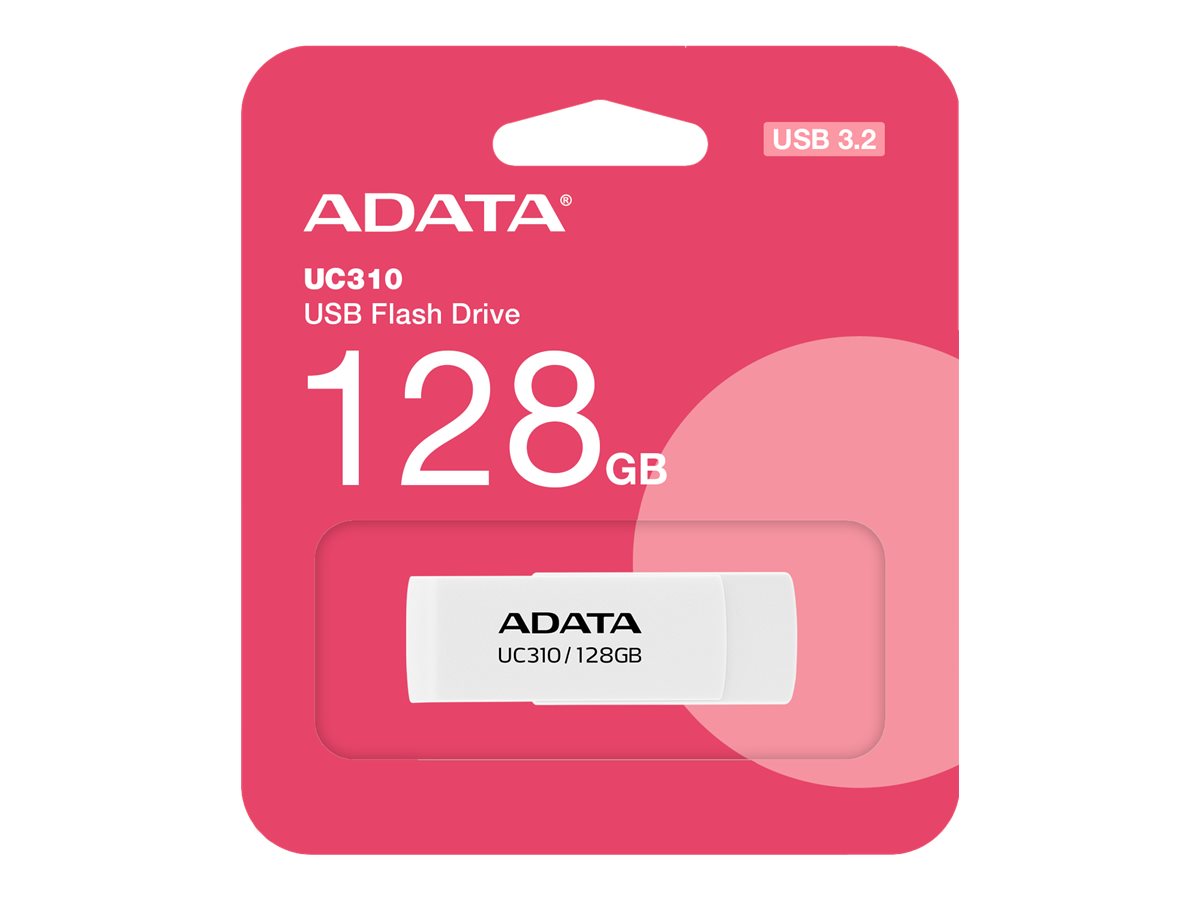 ADATA UC310 128GB USB3.2 valkoinen
