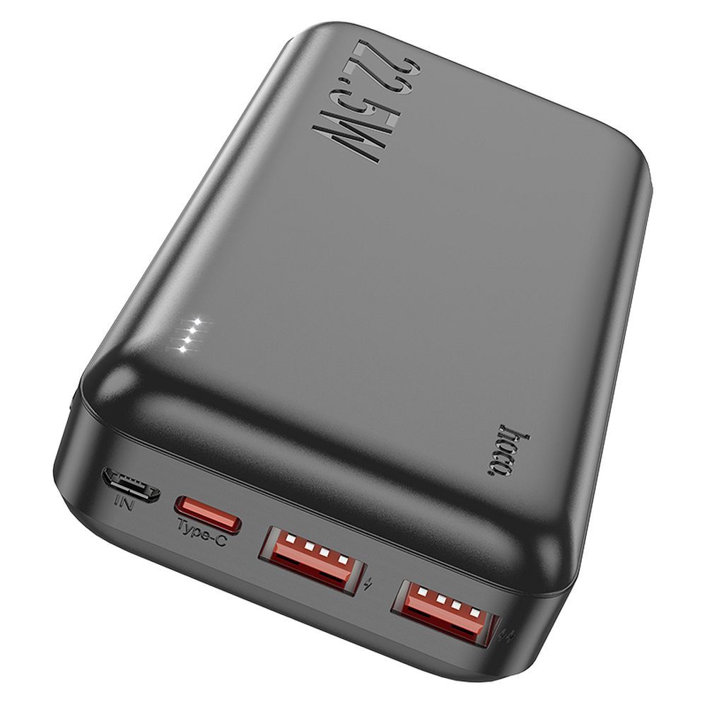 External battery Power Bank Hoco J101A PD 20W+Quick Charge 3.0 22.5W 20000mAh black