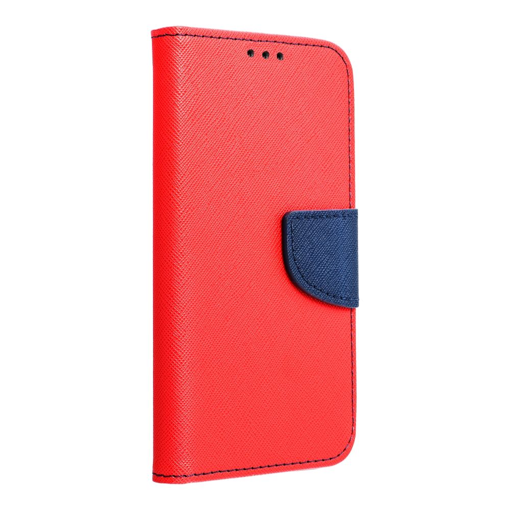 Läppäsuojakuori iPhone 15 PRO MAX Fancy Book punainen / laivastonsininen