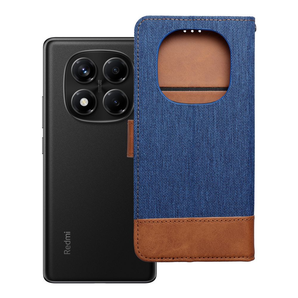 Flip case for Xiaomi Redmi NOTE 14 PRO 4G Jeans Book blue
