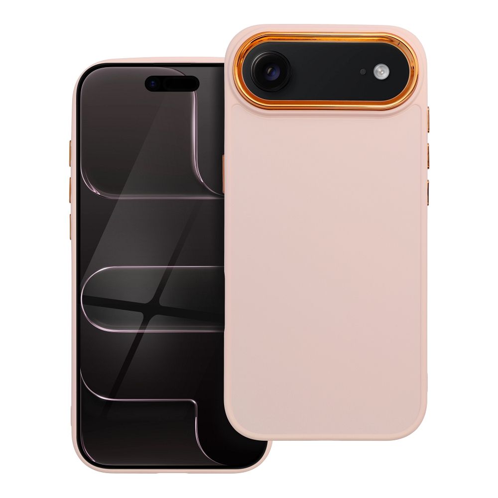 Suojakuori iPhone 17 AIR:lle Frame vaaleanpunainen