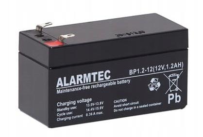 Akku 12 V 1,2 Ah VRLA / BP1.2-12 ALARMTEC EMU
