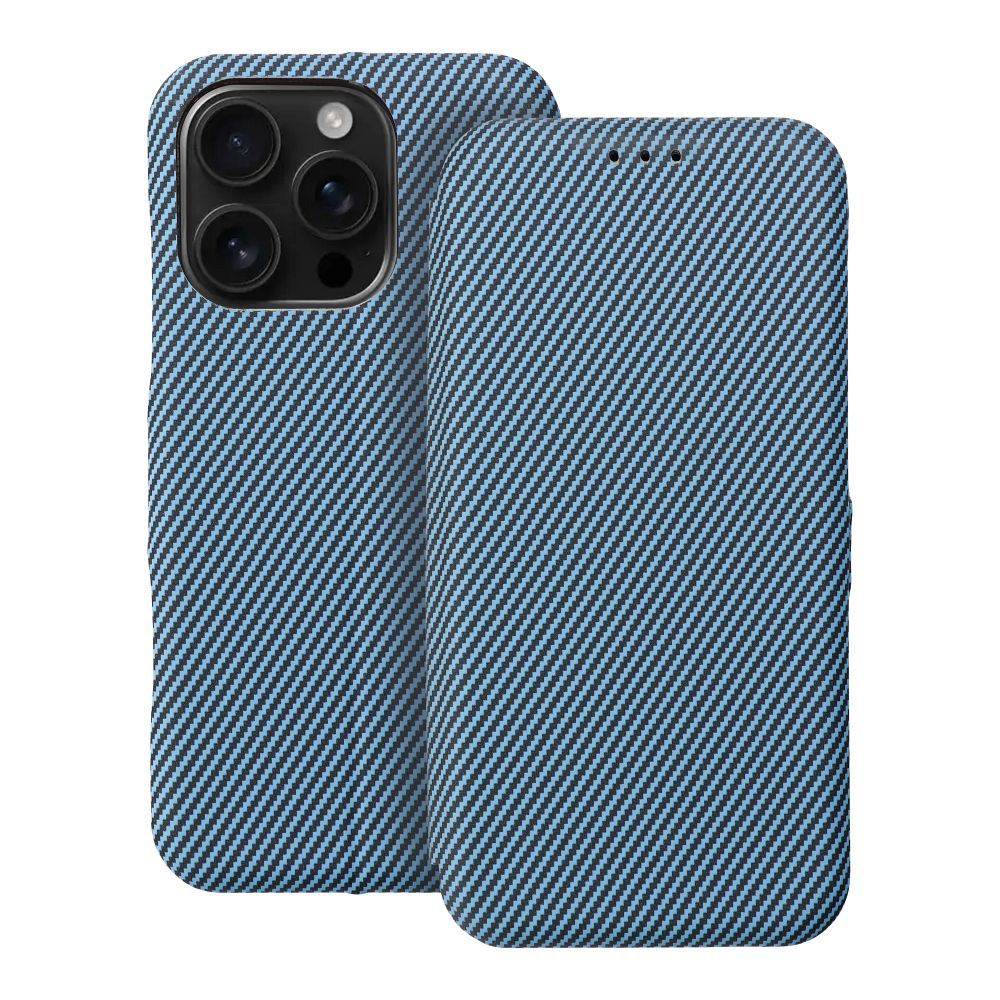 Lompakkokuori iPhone 16 PRO:lle Folio Side Magnet sininen