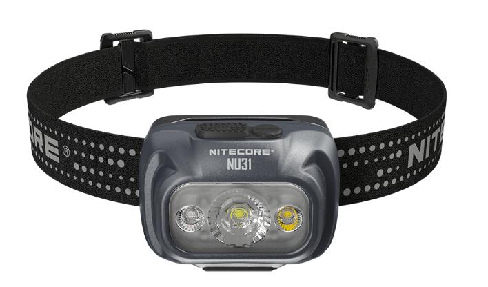 Otsalamppu Nitecore NU31, NU-sarja, 550 lumenia
