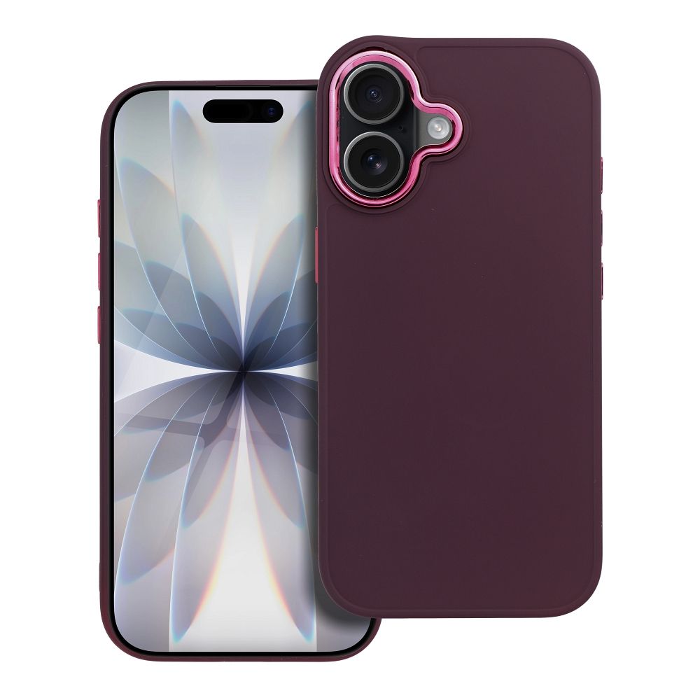 Suojakuori iPhone 17:lle Frame violetti