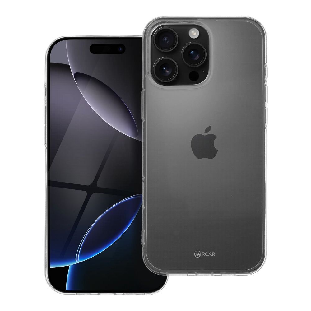 Roar JELLY suojakuori iPhone 16 Pro Max - läpinäkyvä