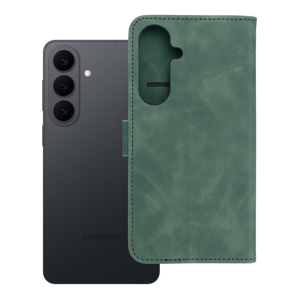 Läppäkuori Samsung S26 PLUS:lle Tender Book vihreä