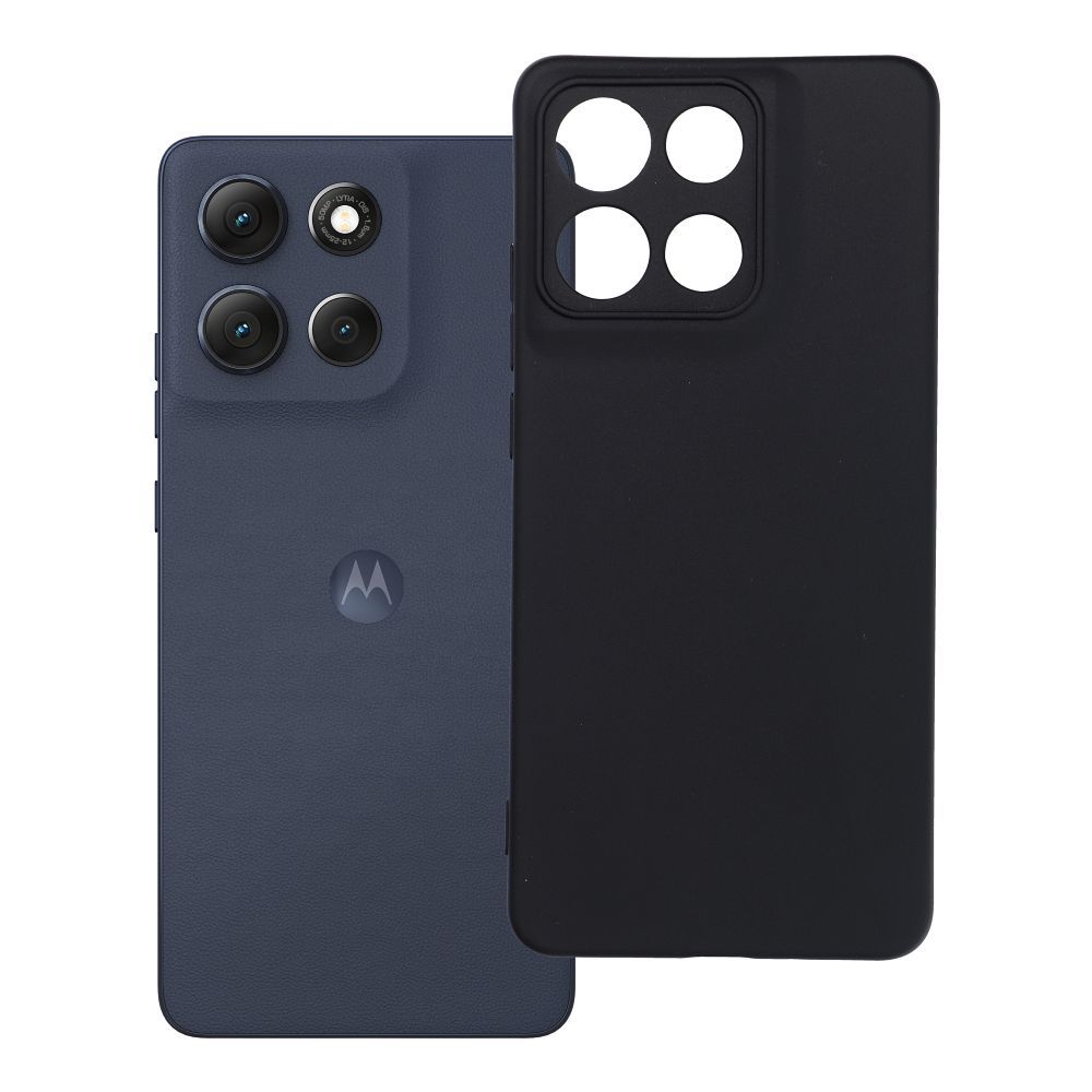 Matt musta Suojakuori Motorola G86 5G:lle