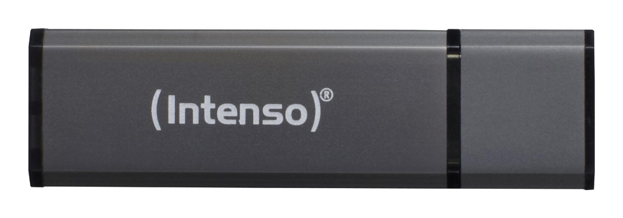USB-muistitikku USB2 8GB/antrasiitti 3521461 INTENSO