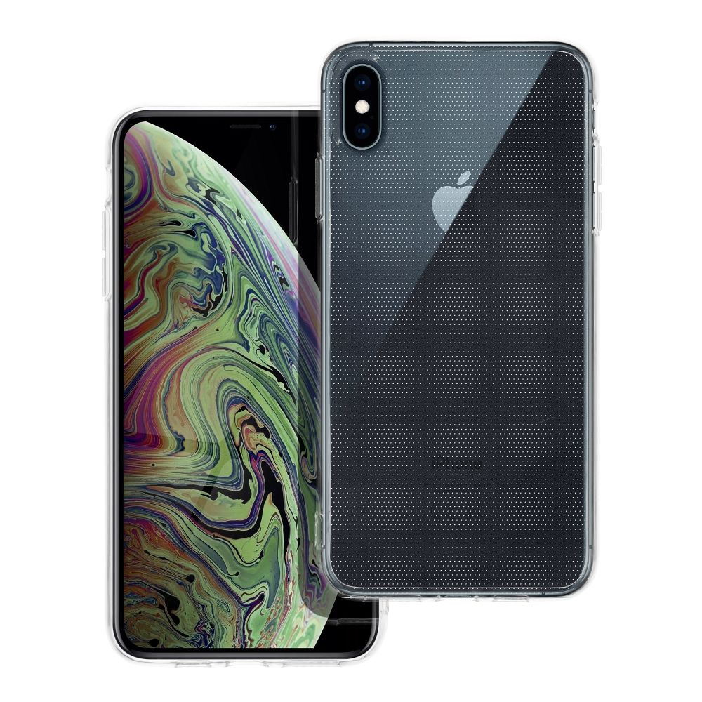 Läpinäkyvä Suojakuori iPhone XS MAX:lle 2 mm