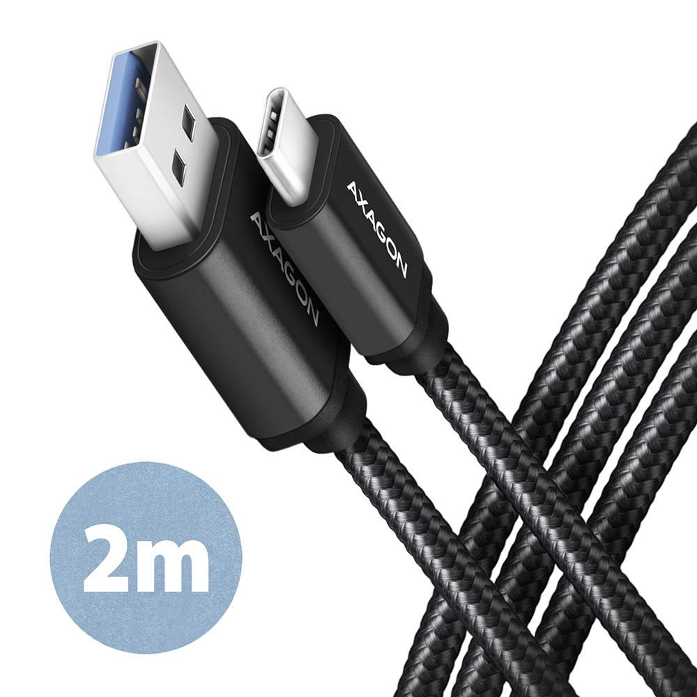 USB-C – USB 3.2 -kaapeli 2 m / musta BUCM3-AM20AB AXAGON